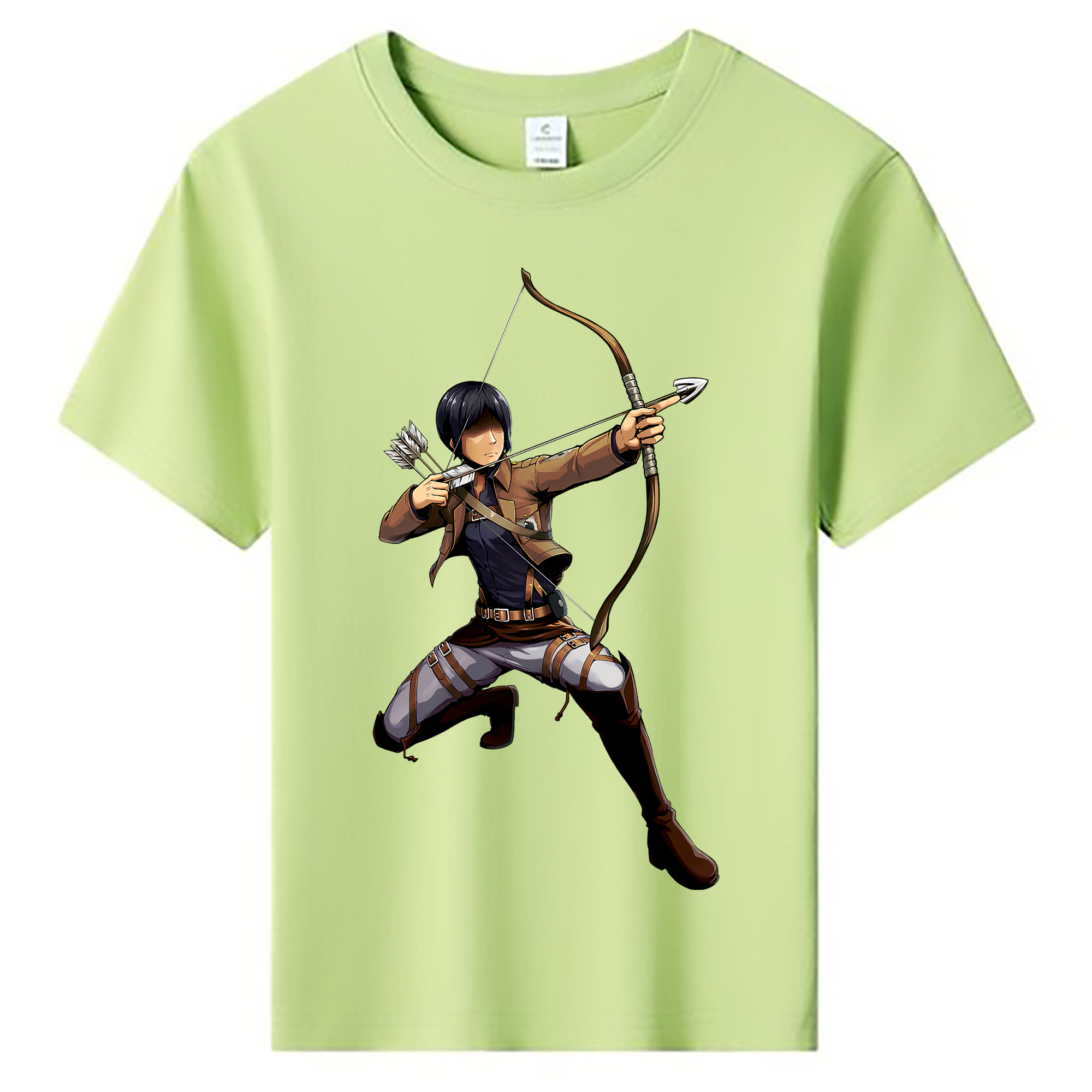 （画像用） 進撃の巨人 Attack on Titan 綿100％キッズTシャツ（フロントプリント）